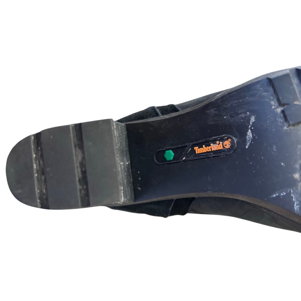 Timberland Women's Camdale Field High Heel Boot Black Nubuck Size 10 - Picture 11 of 11